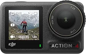 DJI Osmo Action 4 Essential Combo, 4K/120fps Waterproof Action