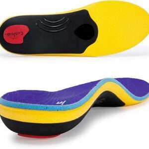VALSOLE Heavy Duty Support Pain Relief Orthotics - 220+ lbs Plantar Fasciitis High