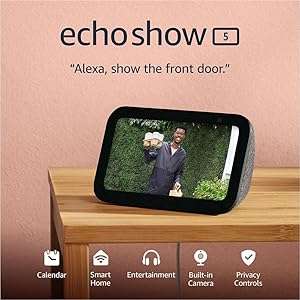 Amazon Echo Show 5, an Alexa device (newest model), Smart display