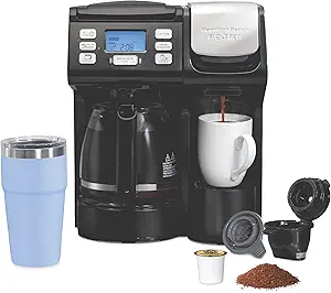 Hamilton Beach FlexBrew Trio 2-Way Coffee Maker, Compatible