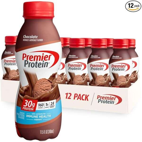 Premier Protein Shake, Chocolate, 30g Protein 1g Sugar 24 Vitamins