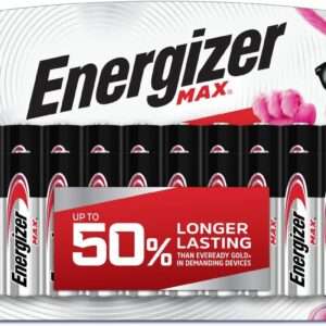 Energizer AA Batteries, Max Double A Battery Alkaline, 24 Count