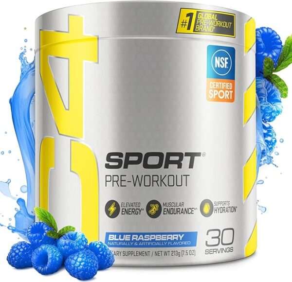 Cellucor C4 Sport Pre Workout Powder Blue Raspberry - Pre Workout