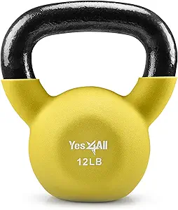 Yes4All Kettlebells 5lbs-65lbs & Kettlebell Sets Adjustable Weights, Kettlebell for Weight Training, Home Workout