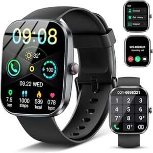 Smart Watch(Answer/Make Call), 1.91" Smartwatch for Men Women, NEW Fitness