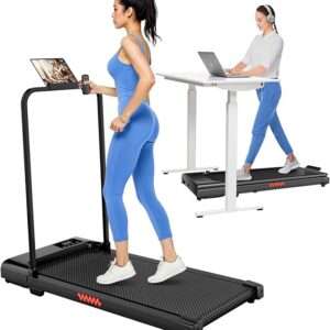 Walking Pad, 3.0HP Walking Pad Treadmill with Handle Bar, 3 in 1 Portable Under