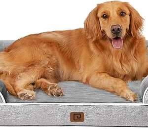 EHEYCIGA Orthopedic Dog Beds for Extra Large Dogs, Waterproof Memory Foam