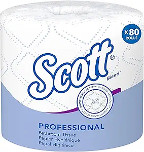 Scott Professional Standard Roll Bulk Toilet Paper (04460), 2-Ply, Elevated Design