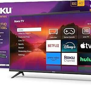 Roku Smart TV – 40-Inch Select Series 1080p Full HD RokuTV with Roku Voice Remote