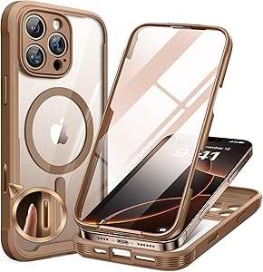 Miracase for iPhone 16 Pro Max Case 6.9'', [Bubble Free] Full-Body Bumper Phone