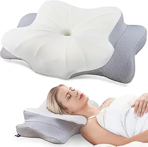 DONAMA Cervical Pillow for Neck and Shoulder,Contour Memory Foam