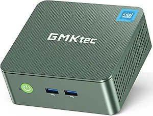 GMKtec Mini PC N150, G3 Plus Intel Twin Lake N150 (3.4GHz), 8GB DDR4 RAM 256GB