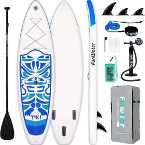 FunWater Inflatable Ultra-Light Stand Up Paddle Board for All Skill Levels