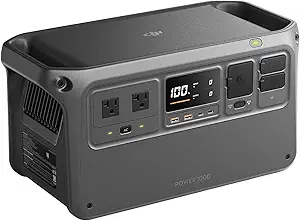 DJI Power 1000 Portable Power Station, 1024Wh LiFePO4 Battery, 2200W