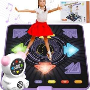 FWFX Dance Mat Toys for Boys & Girls, Rechargeable Dance Mat with Bluetooth,