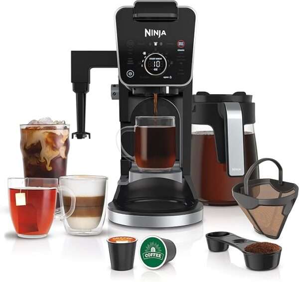 Ninja Hot and Iced Coffee Maker, Single Serve Coffee Maker and Drip