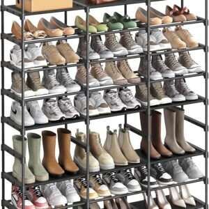 SONGMICS Large Shoe Rack, 8-Tier Shoe Organizer, Shoe Storage Holds up to 48 Pair