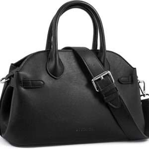 BOSTANTEN Suede Purse for Women Top Handle Satchel Large Tote Crossbody Hand