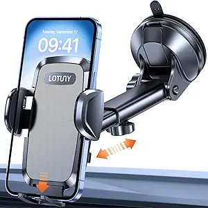 Phone Holders for Your Car, Upgraded Rotatable Base Phone Holder for Car Dashboad