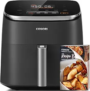 COSORI Air Fryer 9-in-1, Compact & Large 6-Qt, Fast Turbo Modes, 90°–450°F Even