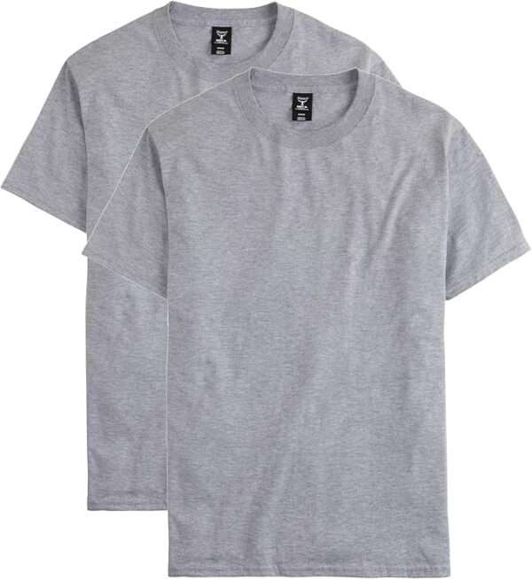 Hanes Men's Beefy-T T-Shirt, Heavyweight Cotton Tee, 1 Or 2 Pack, Big & Tall