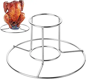 UNCO- Beer Can Chicken Holder, Stainless Steel, Beer Butt Chicken Stand, Beer Can