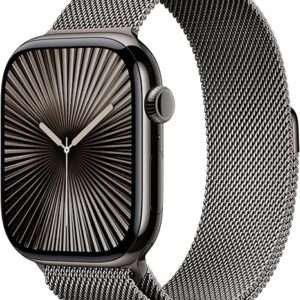 Apple Watch Series 10 [GPS + Cellular 46mm case] Smartwatch with Slate Titanium