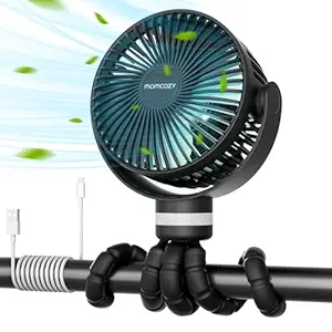 Momcozy 8000mAh Portable Stroller Fan, 27H Ultra-long Battery Life