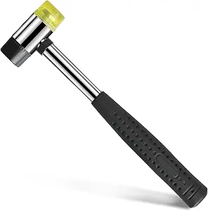Small Rubber Mallet Hammer Tool - 25mm Non Marring Hammer Tapping Block