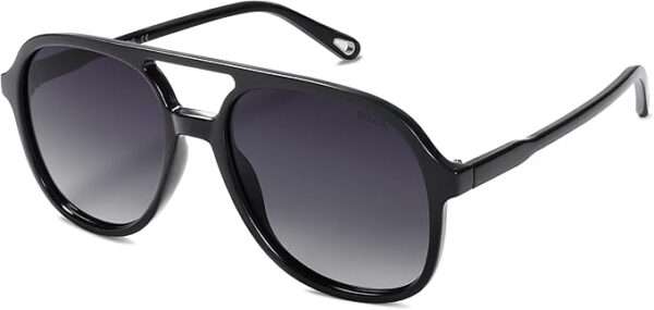 SOJOS Retro Polarized Aviator Sunglasses for Women Men Classic 70s