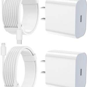 iPhone Charger Fast Charging 2 Pack Type C Wall Charger Block with 2 Pack