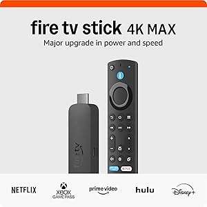 Amazon Fire TV Stick 4K Max streaming device (newest model) supports Wi-Fi 6E
