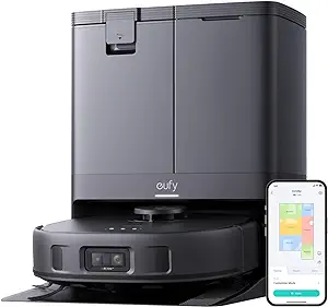 eufy X10 Pro Omni Robot Vacuum and Mop Combo, 8,000 Pa Suction, Dual Mops