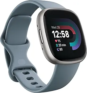 Fitbit Versa 4 Fitness Smartwatch with Daily Readiness, GPS, 24/7 Heart Rate, 40
