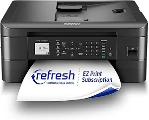 Brother MFC-J1010DW Wireless Color Inkjet All-in-One Printer with Mobile Device