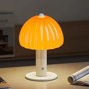 FANHAO Touch Bedside Table Lamp Cordless Lamp, Portable Desk Lamp 4000mAh