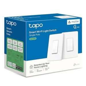 TP-Link Tapo Matter Smart Light Switch: Voice Control w/Siri, Alexa