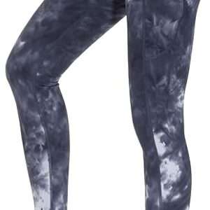 THE GYM PEOPLE Thick High Waist Yoga Pants with Pockets, Tummy Control Workout