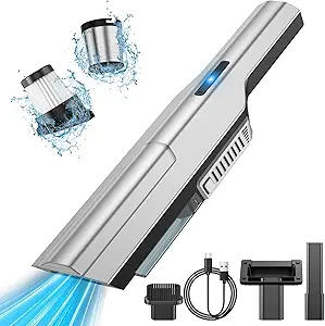Cordless Handheld Vacuum Cleaner - 22000Pa, Rechargeable Dust Buster for Car,