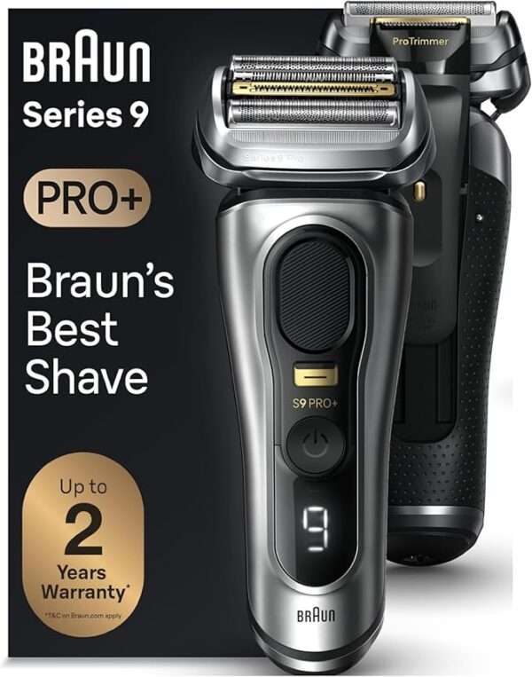 Braun Series 9 9517s PRO+ Electric Razor for Men, 5 Pro Shave Elements