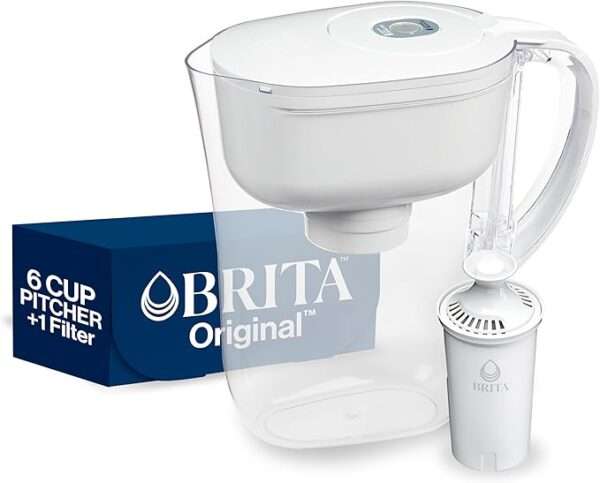Brita Metro Water Filter Pitcher with SmartLight Change Indicator