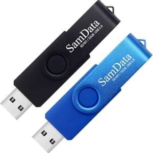 32GB USB Flash Drives 2 Pack 32GB Thumb Drives Memory Stick Jump Drive with