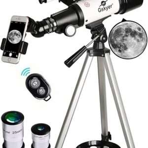 Gskyer Telescope, 70mm Aperture 400mm AZ Mount Astronomical