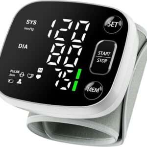 Oklar Blood Pressure Monitors for Home Use Rechargeable Wrist Digital BP Machine