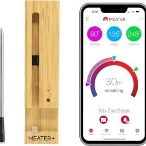 MEATER Plus: Smart Bluetooth Wireless Meat Thermometer Digital | BBQ, Grill