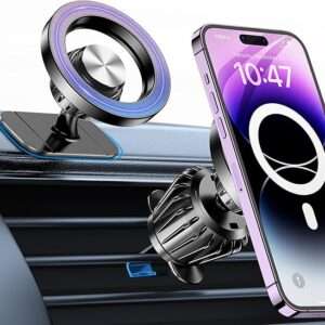 for Magsafe Car Mount【20 Strong Magnets】Magnetic Phone Holder for Car