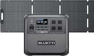 BLUETTI Solar Generator AC180 with 200W Solar Panel (Ships Separately)