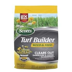 Scotts Turf Builder Weed & Feed3, Weed Killer Plus Lawn Fertilizer