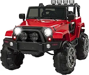 Best Choice Products Kids 12V Ride On Truck, Battery Powered Toy Car w/Spring