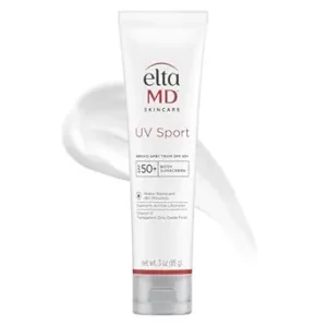 EltaMD UV Sport Sunscreen Lotion, SPF 50 Body Sunscreen, Water